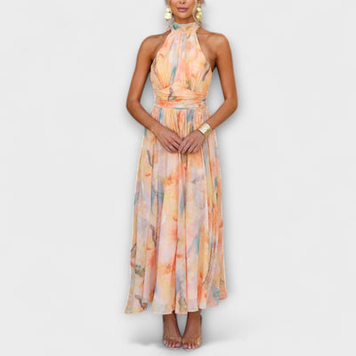 Naira – Aquarell Maxikleid
