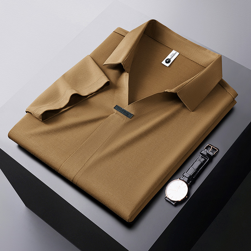 Leonardo – Poloshirt aus Baumwolle und Seide