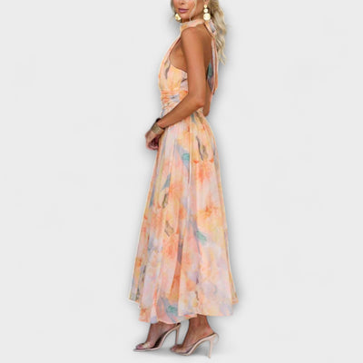 Naira – Aquarell Maxikleid