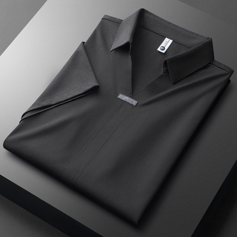 Leonardo – Poloshirt aus Baumwolle und Seide