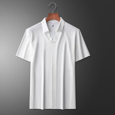 Leonardo – Poloshirt aus Baumwolle und Seide