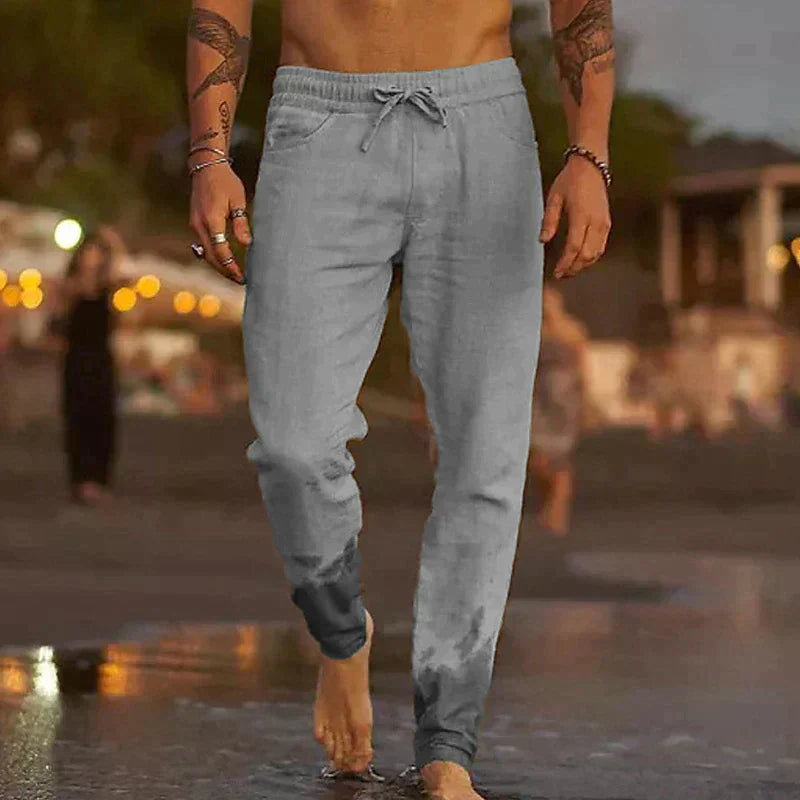 Zulo Berlin| Leinen-Strandhose