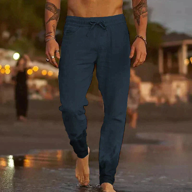 Zulo Berlin| Leinen-Strandhose