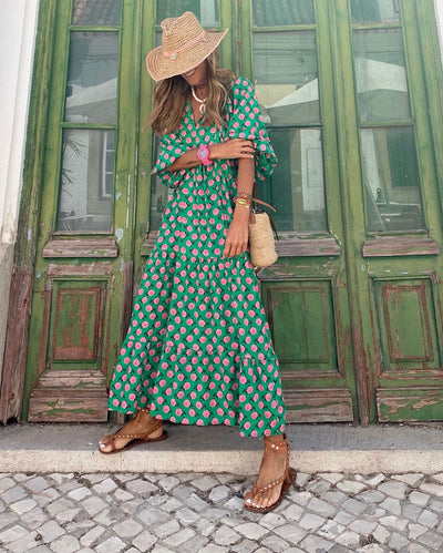 Elara – Boho-Maxikleid