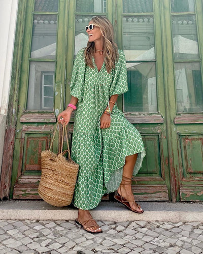 Elara – Boho-Maxikleid