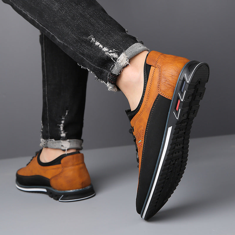 Elegante Oxford-Schuhe aus echtem Leder, handwerklich gefertigt