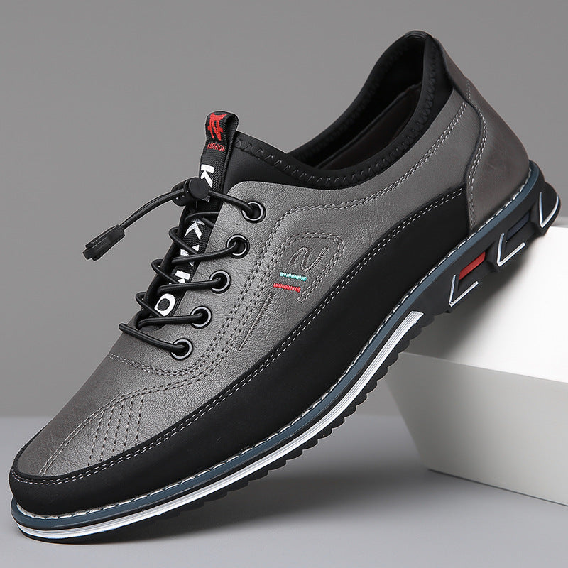 Elegante Oxford-Schuhe aus echtem Leder, handwerklich gefertigt