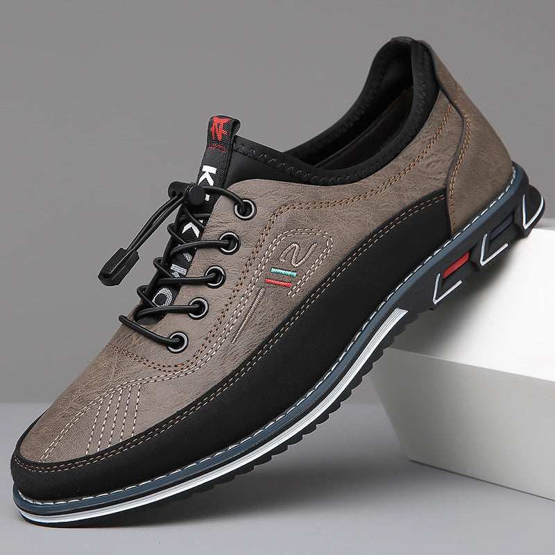 Elegante Oxford-Schuhe aus echtem Leder, handwerklich gefertigt