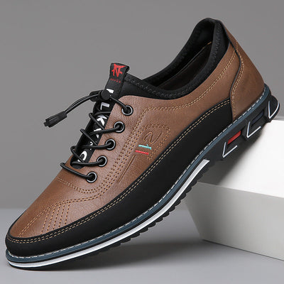 Elegante Oxford-Schuhe aus echtem Leder, handwerklich gefertigt
