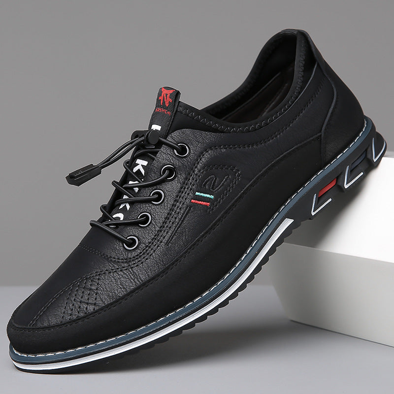 Elegante Oxford-Schuhe aus echtem Leder, handwerklich gefertigt